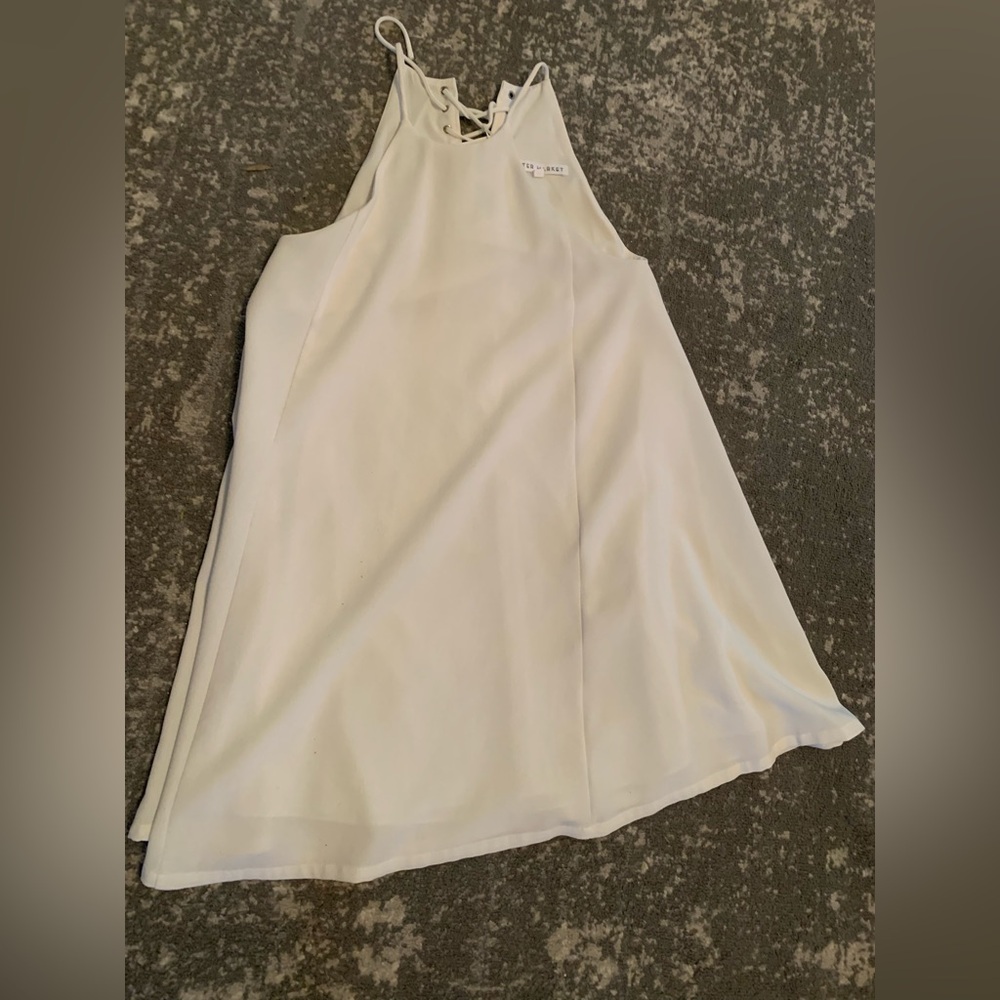 White Mini Dress - Picture 4 of 4